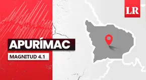 Temblor de magnitud 4.1 se sintió en Apurímac hoy, según IGP