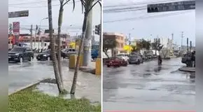Vecinos reportan alta congestión vehicular en Chorrillos por colapso de desagüe en av. Guardia Civil