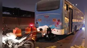 Trágico accidente en Vía de Evitamiento: motociclista muere tras chocar contra bus 'El Chino' en el Rímac