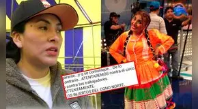 'La Chola Puca' denuncia ser víctima de extorsión y expone aterradores chats: delincuentes le piden S/10.000 por su circo 'La Chola Puca' denuncia ser víctima de extorsión y expone aterradores chats: delincuentes le piden S/10.000 por su circo