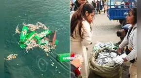 Productos caídos de contenedores asiáticos tienen dueño, según la Marina de Guerra: "Está tipificado como robo agravado"