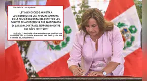 Gobierno publicó la Ley de Amnistía a favor policías y militares que violaron los DD. HH en normas legales