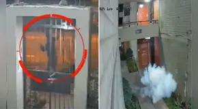 Cercado de Lima: sujetos en moto lanzan explosivo en condominio frente a la PUCP