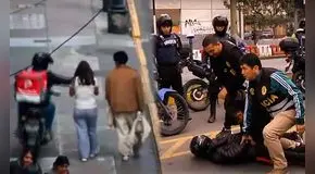 Taxista cierra el paso a delincuentes que robaron celulares y facilita su captura en el Cercado de Lima: se hacían pasar por deliverys