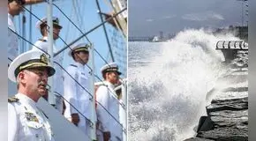 Tripulante de la Marina fallece en Lambayeque al intentar asegurar embarcaciones durante oleaje anómalo