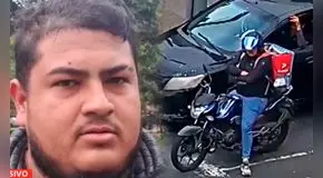 Fue condenado por hurto agravado en 2023, pero ahora es captado robando celulares vestido de delivery en Lima