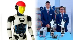 Del Callao a los Emiratos Árabes Unidos: escolares crean un sofisticado robot para traducir la lengua de señas