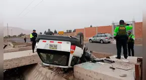 Militar se salva de morir en accidente de tránsito: vehículo en el que se trasladaba dio varias vueltas de campana
