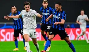 Inter empató 2-2 ante Mönchengladbach por la Champions League