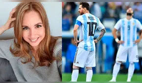 Argentina vs Croacia: Jessica Tapia dice que albiceleste fue goleada por castigo divino