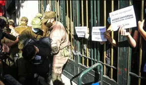 Estudiantes protestan en Chile contra exámenes de admisión a universidades