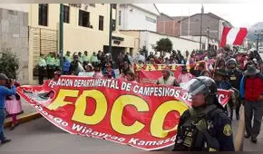 En el Sur, con marchas y cierre de vías se acató paro agrario [VIDEOS]