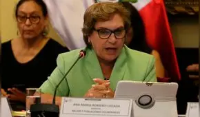 Ministra Romero Lozada se presentó ante la Comisión Lava Jato