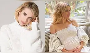 Emma Roberts enternece a fans con fotos de su embarazo