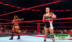 WWE Monday Night Raw: Ronda Rousey y Ember Moon dominan a Nia Jax y Tamina [RESUMEN y VIDEOS]