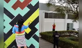 Denuncian que borraron mural shipibo-konibo que pintó comunidad de Cantagallo
