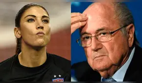 Hope Solo acusa a Joseph Blatter por acoso sexual