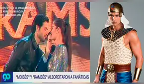 Moisés y los Diez Mandamientos: ‘Ramsés’ y Karen Schwarz casi se besan [VIDEO]