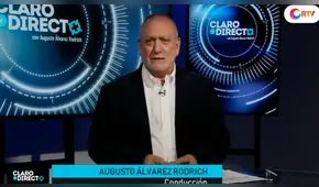 Augusto Álvarez: "El fujiaprismo ha estado blindando a Pedro Chávarry"