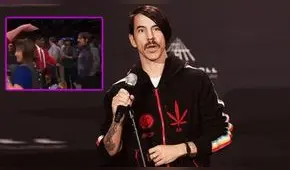 Anthony Kiedis, de RHCP,  fue expulsado de partido de la NBA [VIDEO]