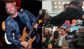 Eros Ramazzotti agrede a fan con un codazo en el aeropuerto de la Ciudad de México [VIDEO]