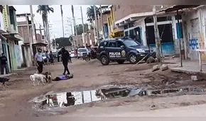 Hombre se desmayó en plena vía pública en azucarera Pucalá [VÍDEO]