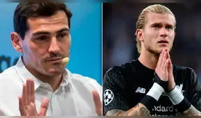 Iker Casillas 'explota' al salir en defensa de Karius 