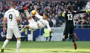 Real Madrid vs Atlético de Madrid EN VIVO: espectacular 'chalaca' de Casemiro para el 1-0 [VIDEO]