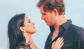 Karina Jordán y Diego Seyfarth se animaron a bailar “El danubio azul” como recién casados