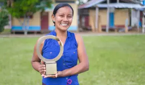Líder indígena peruana Liz Chicaje ganó prestigioso premio ambiental Goldman