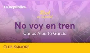 No voy en tren, canción de Carlos Alberto García