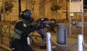 Policía admite que usaron perdigones para reprimir manifestaciones del 12N