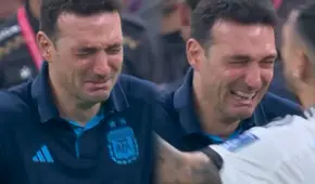 El llanto conmovedor de Scaloni tras salir campeón del mundo: “Este es un momento histórico”
