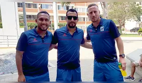 Jugadores listos para la “Noche Tricolor”