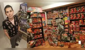 Arequipeño gana récord Guinness por su colección sobre dinosaurios