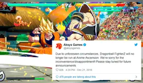 Dragon Ball Fighterz es retirado de otro torneo de juegos de lucha