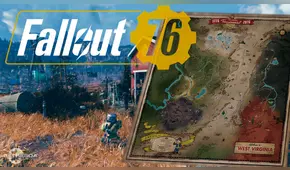 Se revela el nuevo mapa entero de Fallout 76 [FOTO]