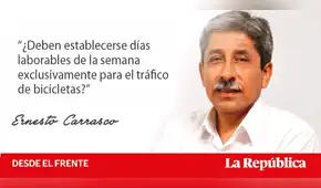 El futuro va en bicicleta