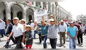 Marcha contra Chávarry: "Si no hay restitución, habrá revolución" [VIDEO]
