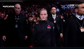 UFC 231: Valentina Shevchenko lució la blanquirroja en su entrada [VIDEOS]