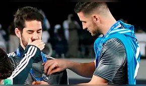 Isco protagonizó terrible gesto con sus compañeros en el festejo del Mundial de Clubes