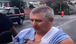 Sobreviviente a la tragedia en Génova dice que está vivo de milagro [VIDEO]