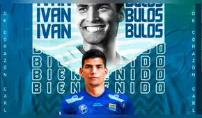 Iván Bulos fue presentado por Carlos Stein como su flamante refuerzo