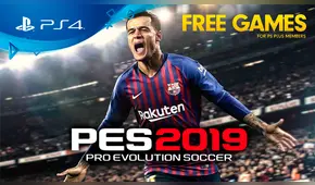 PES 2019 será uno de los juegos gratis para PS4 en julio 