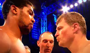 Anthony Joshua noqueó a Alexander Povetkin y retiene su título de los pesos pesados [VIDEO]
