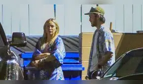 Kate Hudson sale con una pareja que no es Brad Pitt