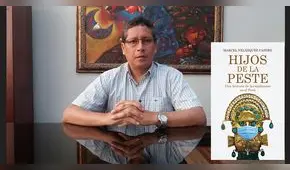 Marcel Velázquez presenta “Hijos de la peste” en la Feria de Libro Ricardo Palma