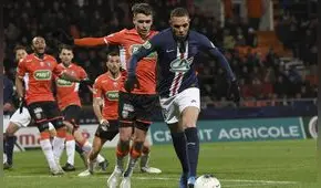 PSG venció 1-0 a Lorient y clasificó a octavos de final de la Copa de Francia