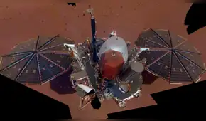 NASA publicó primera 'selfie' de la sonda InSight en Marte [FOTOS]