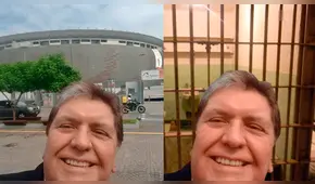 Vía Twitter: Alan García es víctima de memes por su 'selfie' frente al Estadio Nacional [FOTOS]
